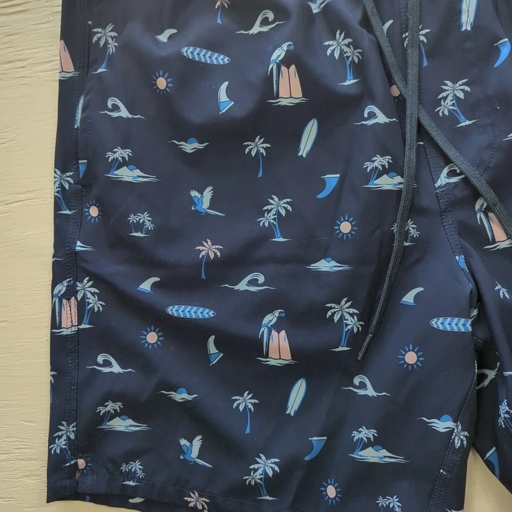 O'Neill HyperFreak HyperDry Performance Boardshorts‎ Mens M Surf Parrot